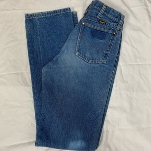 High Waisted Wrangler Jeans